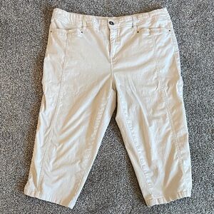 Style & Co. Women's Cropped Pants in Tan